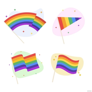Rainbow Flag Vector