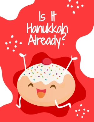Funny Hanukkah Flyer Template