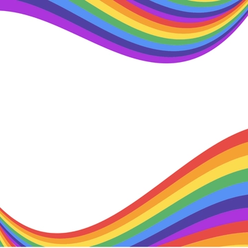 Free Rainbow Border Clipart Template to Edit Online