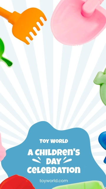 Free Children's Day Celebration Snapchat Geofilter Template to Edit Online