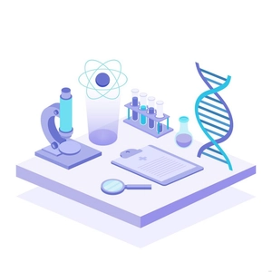 Isometric Science Illustration