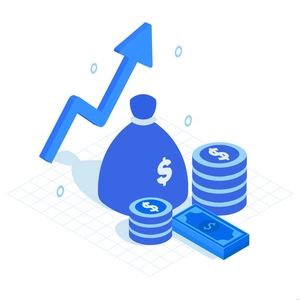 Isometric Money Illustration