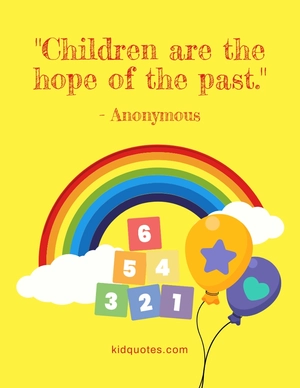 Children's Day Quote Flyer Template