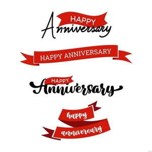 Anniversary Ribbon Vector