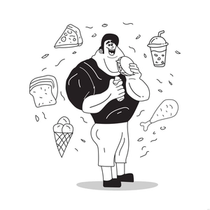 Doodle Food Illustration