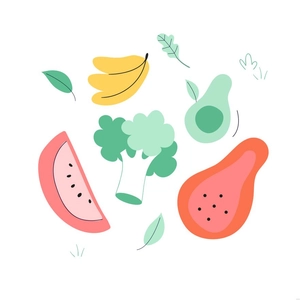Organic Food Illustration