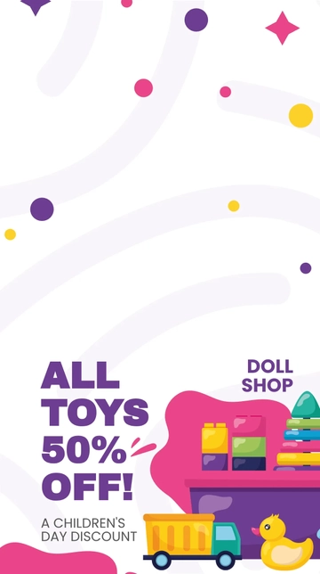 Free Children's Day Offer Snapchat Geofilter Template to Edit Online