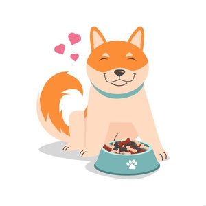 Cute Dog Illustration