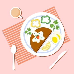 Diet Food Illustration