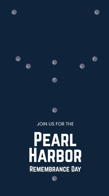 Free Pearl Harbor Remembrance Day Instagram Story Template to Edit Online