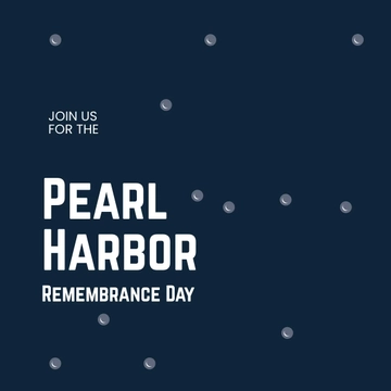 Free Pearl Harbor Remembrance Day Linkedin Post Template to Edit Online