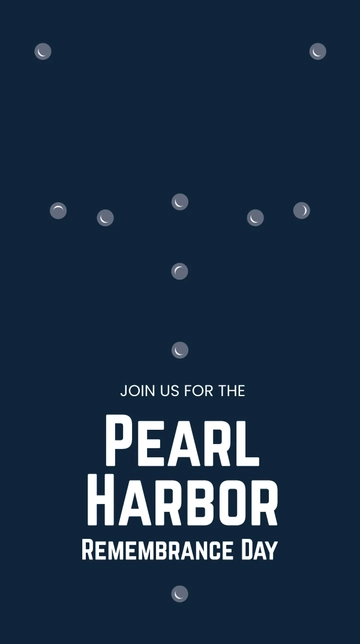 Free Pearl Harbor Remembrance Day Whatsapp Post Template to Edit Online