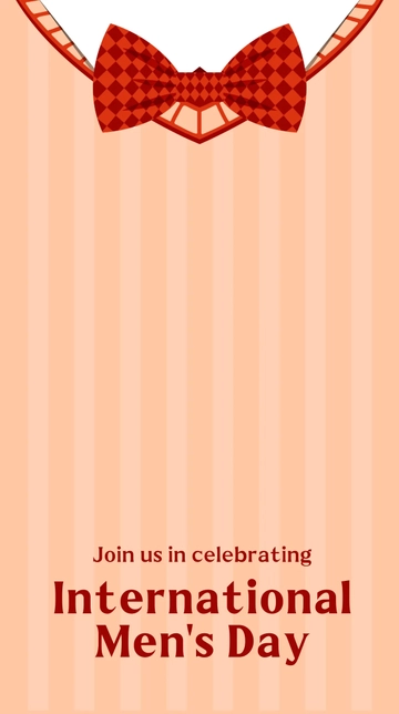 Free International Mens Day Celebration Snapchat Geofilter Template to Edit Online