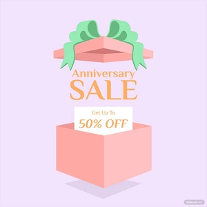 Anniversary Sale Vector