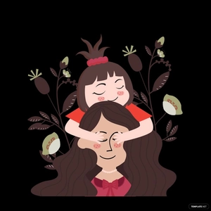 Free Love Mom Clipart Template to Edit Online