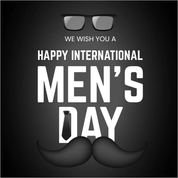 Free International Men's Day Wishes Instagram Post Template to Edit Online