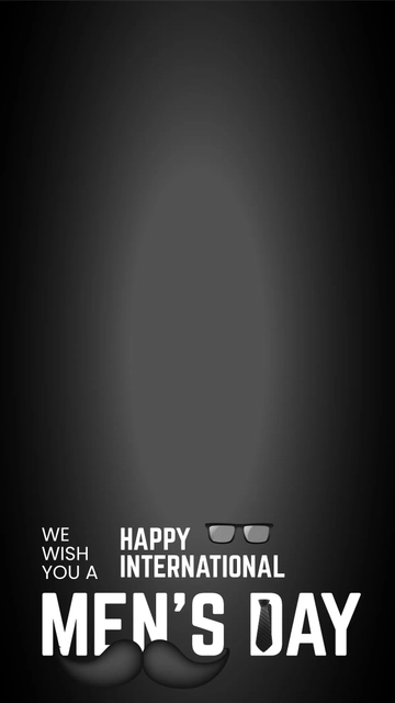 Free International Mens Day Wishes Snapchat Geofilter Template to Edit Online