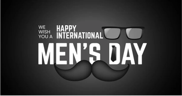 Free International Mens Day Wishes Facebook Post Template to Edit Online