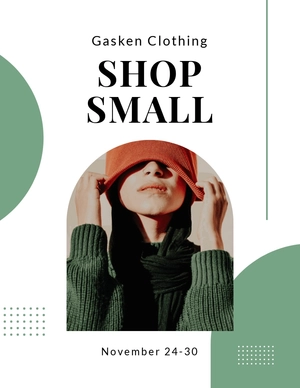 Shop Small Flyer Template