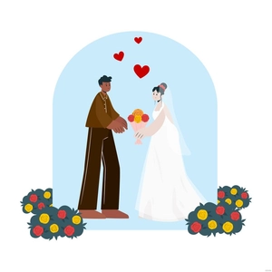 Wedding Love Vector
