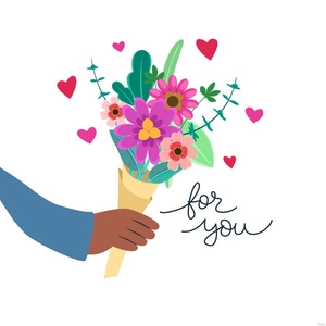 Flower Love Vector