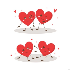Cartoon Love Vector