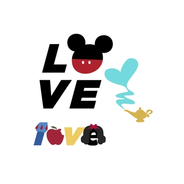Free Disney Love Clipart Template to Edit Online