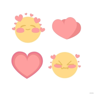 Love Emoji Vector