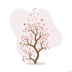 Love Tree Vector