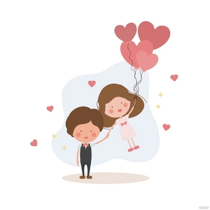 Cute Love Vector