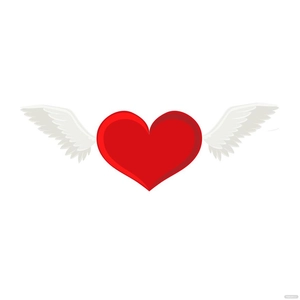 Flying Love Vector