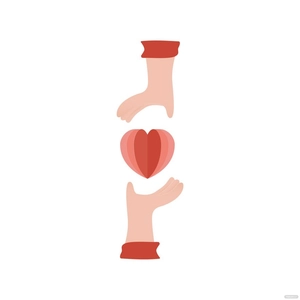 Hand Love Vector