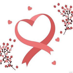Love Ribbon Vector
