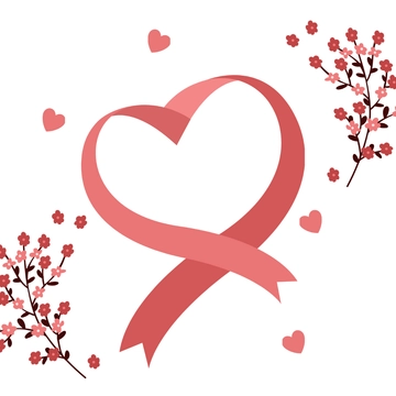 Free Love Ribbon Clipart Template to Edit Online