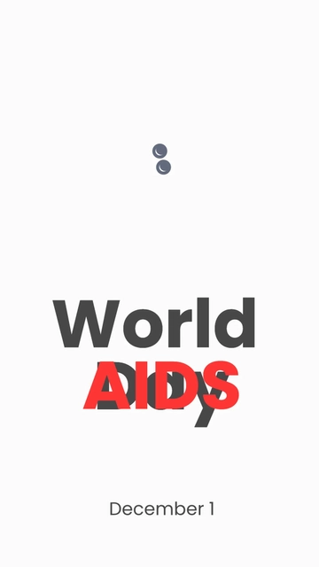 Free World AIDS Day Instagram Story Template to Edit Online