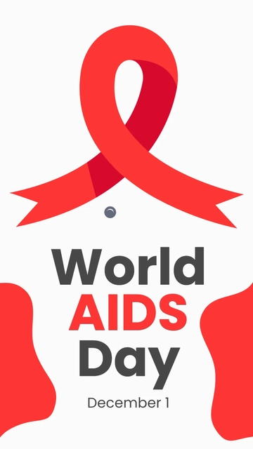 Free World AIDS Day WhatsApp Post Template to Edit Online
