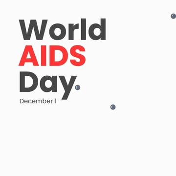 Free World AIDS Day Linkedin Post Template to Edit Online