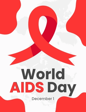 World AIDS Day Flyer Template