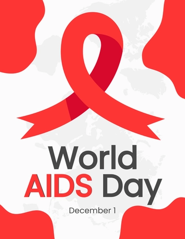 Free World AIDS Day Flyer Template to Edit Online