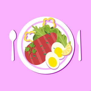 Healthy Food Illustration