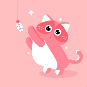 Cute Cat Illustration