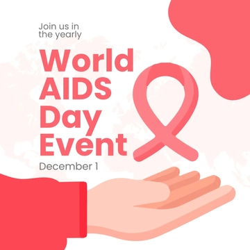 Free World AIDS Day Event Instagram Post Template to Edit Online