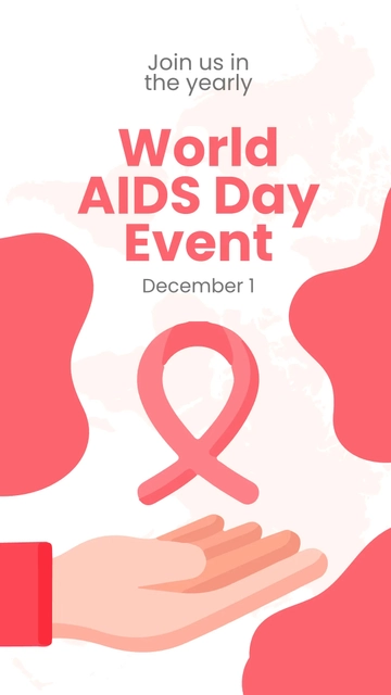 Free World AIDS Day Event Instagram Story Template to Edit Online