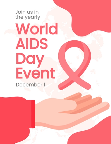 Free World AIDS Day Event Flyer Template to Edit Online
