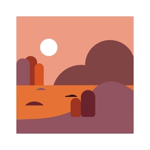 Nature Geometric Illustration