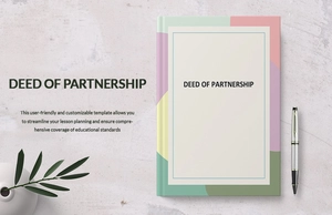 Partnership Deed Template