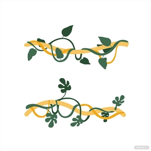 Vine Leaves Vector