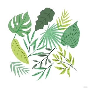 Transparent Leaves Vector