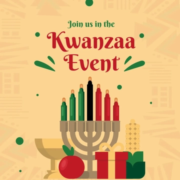 Free Kwanzaa Event Instagram Post Template to Edit Online