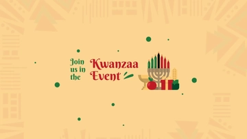 Free Kwanzaa Event Youtube Banner Template to Edit Online